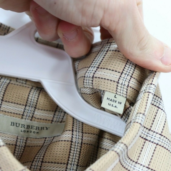 Burberry London Novacheck Dress Shirt Large USA - Picture 7 of 8